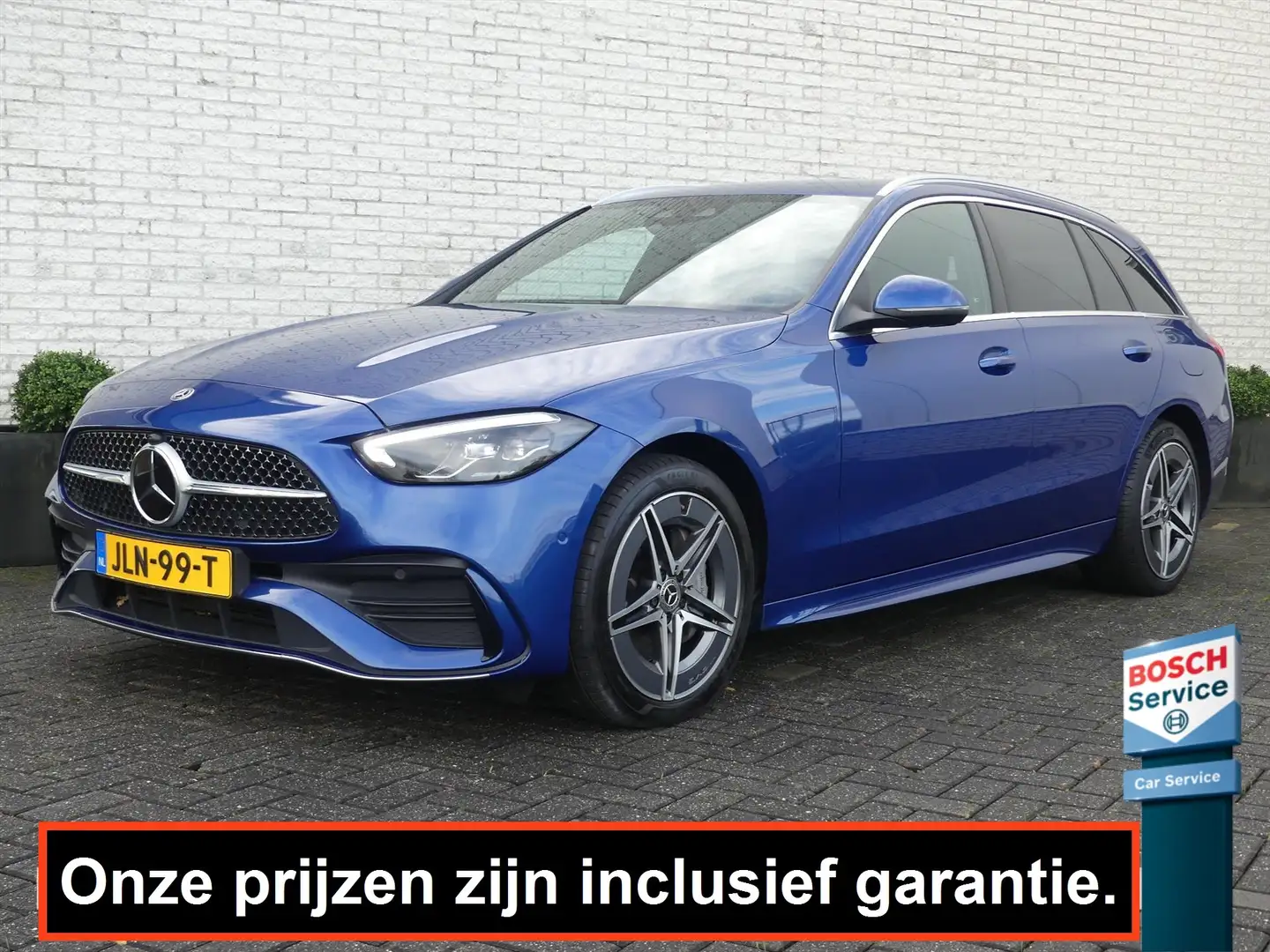 Mercedes-Benz C 300 Estate 300E HYBRID 313PK AMG-LINE CAMERA/TREKHAAK/ Blauw - 1