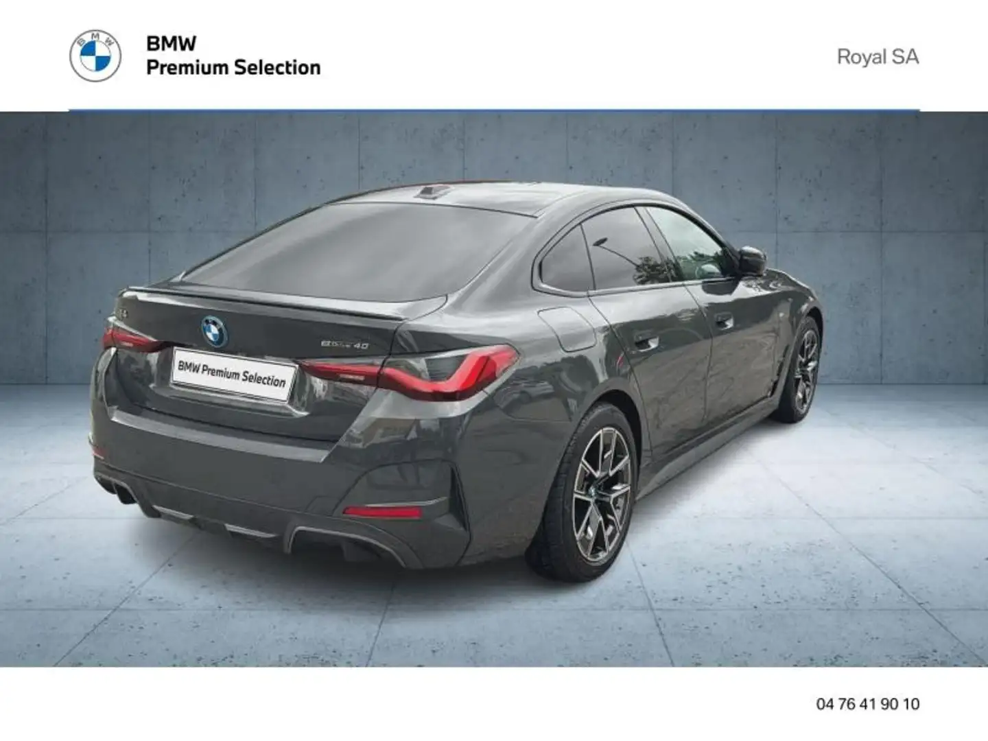 BMW i4 eDrive40 340ch M Sport Gris - 2
