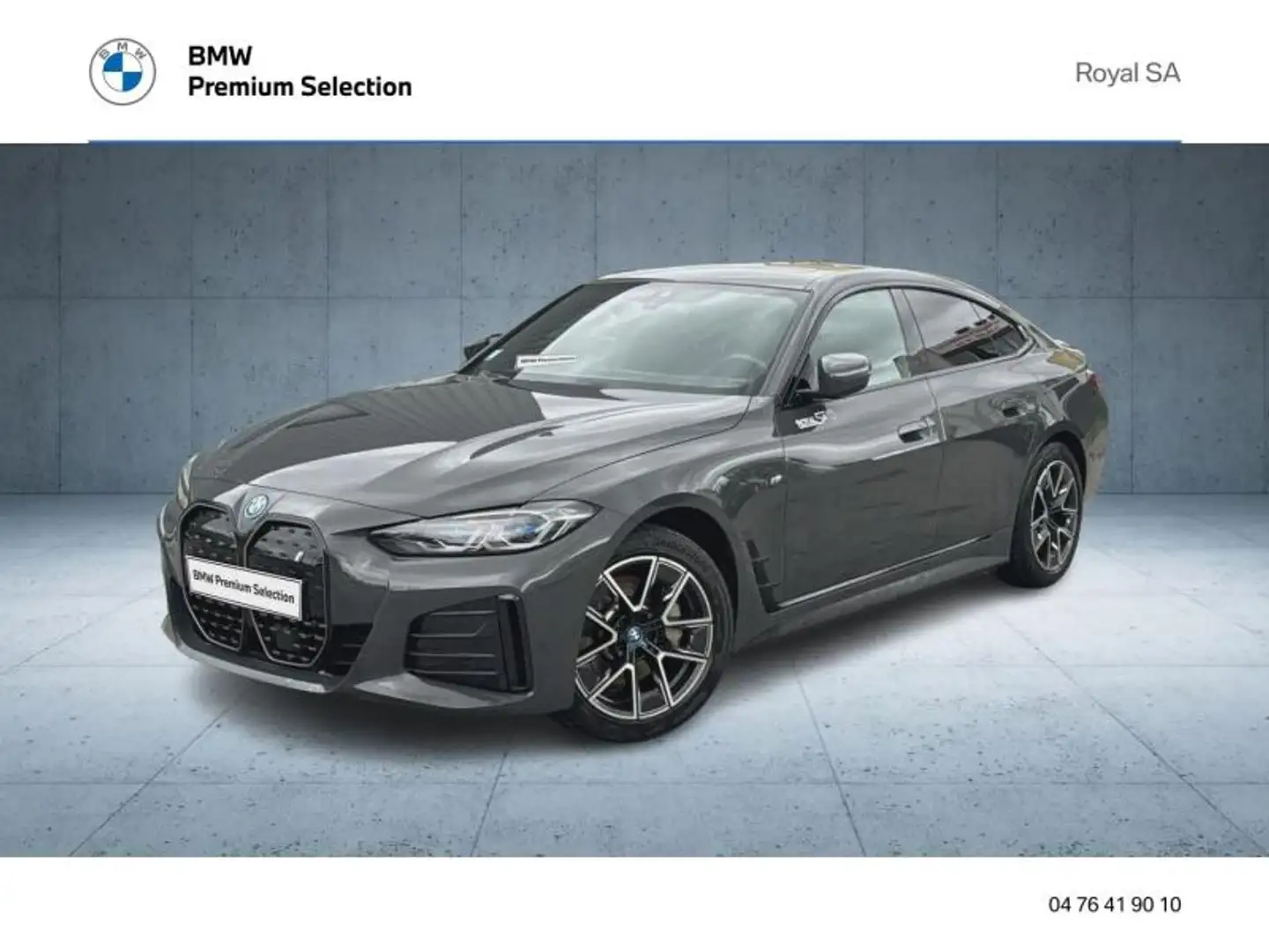 BMW i4 eDrive40 340ch M Sport Gris - 1