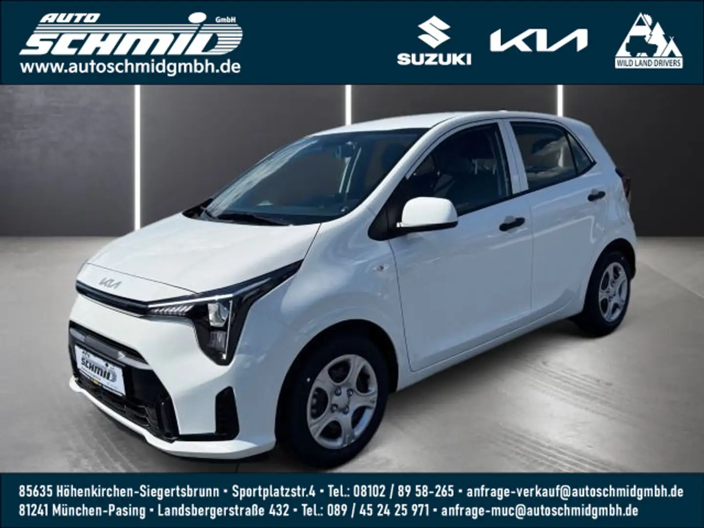Kia Picanto PICANTO 1.0 5-GANG EDITION 7 NAVIGATION Weiß - 1