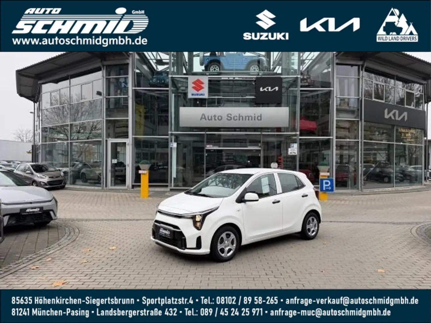 Kia Picanto PICANTO 1.0 5-GANG EDITION 7 NAVIGATION Weiß - 1