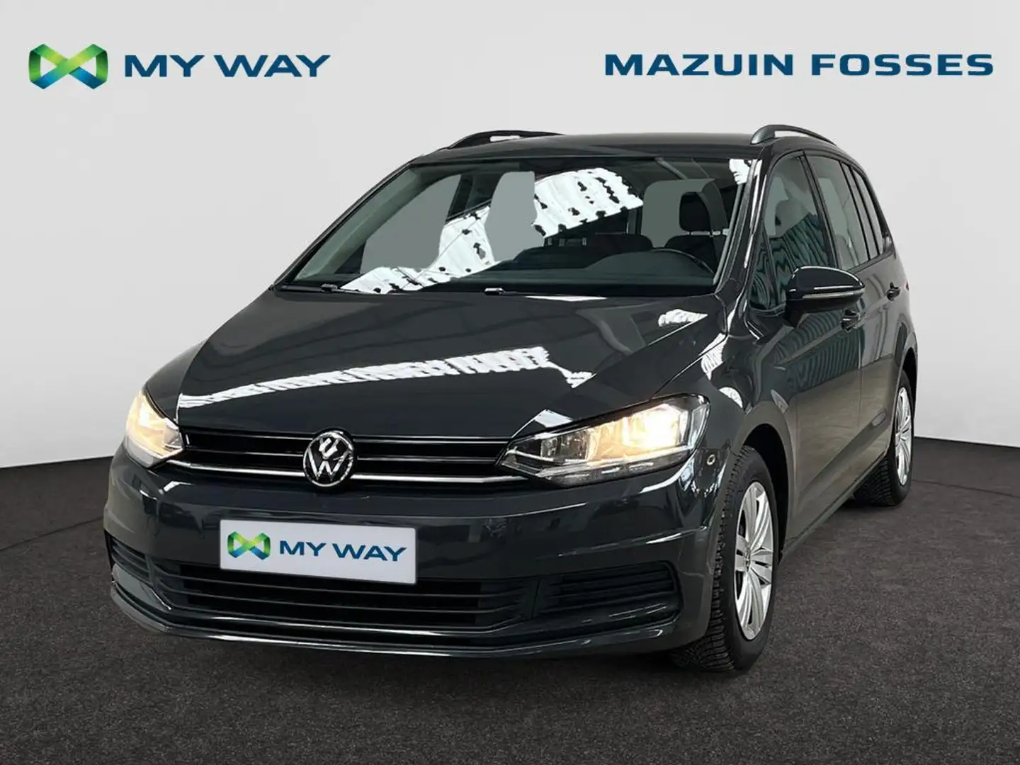 Volkswagen Touran Touran Trendline 2.0 TDI SCR 90 kW (122 ch) 6 vitesses manuel Zwart - 1