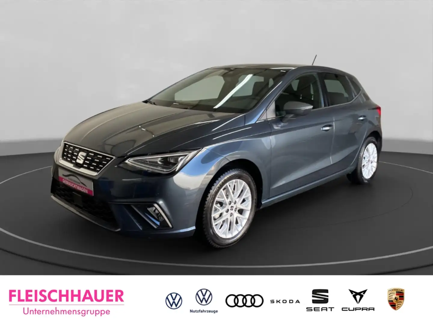 SEAT Ibiza 1,0 TSI XCellence LED Navi Tel.-Vorb. DAB CarPlay Grau - 1