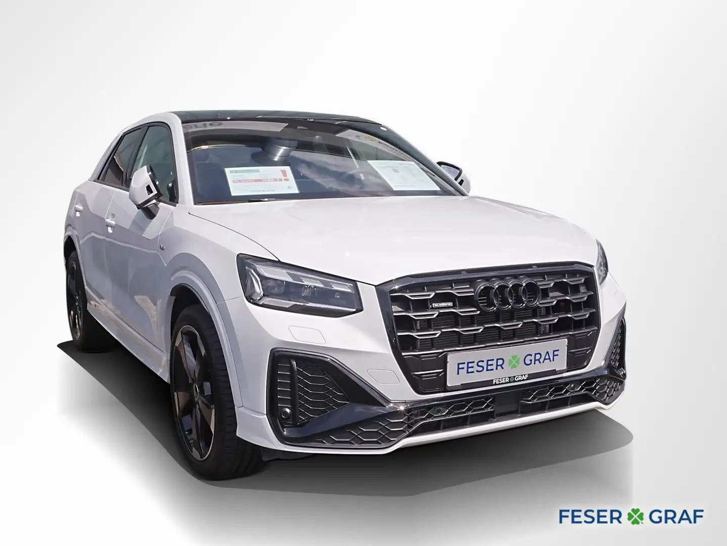 Audi Q2 40 TFSI qu. 2x S line AHK Matrix Navi Pano Weiß - 2