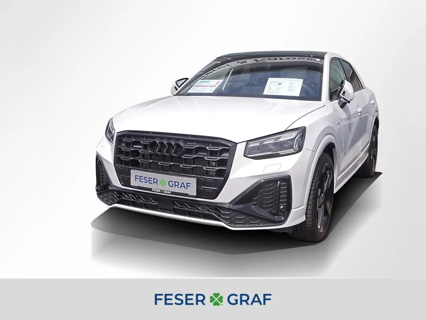 Audi Q2 40 TFSI qu. 2x S line AHK Matrix Navi Pano Weiß - 1