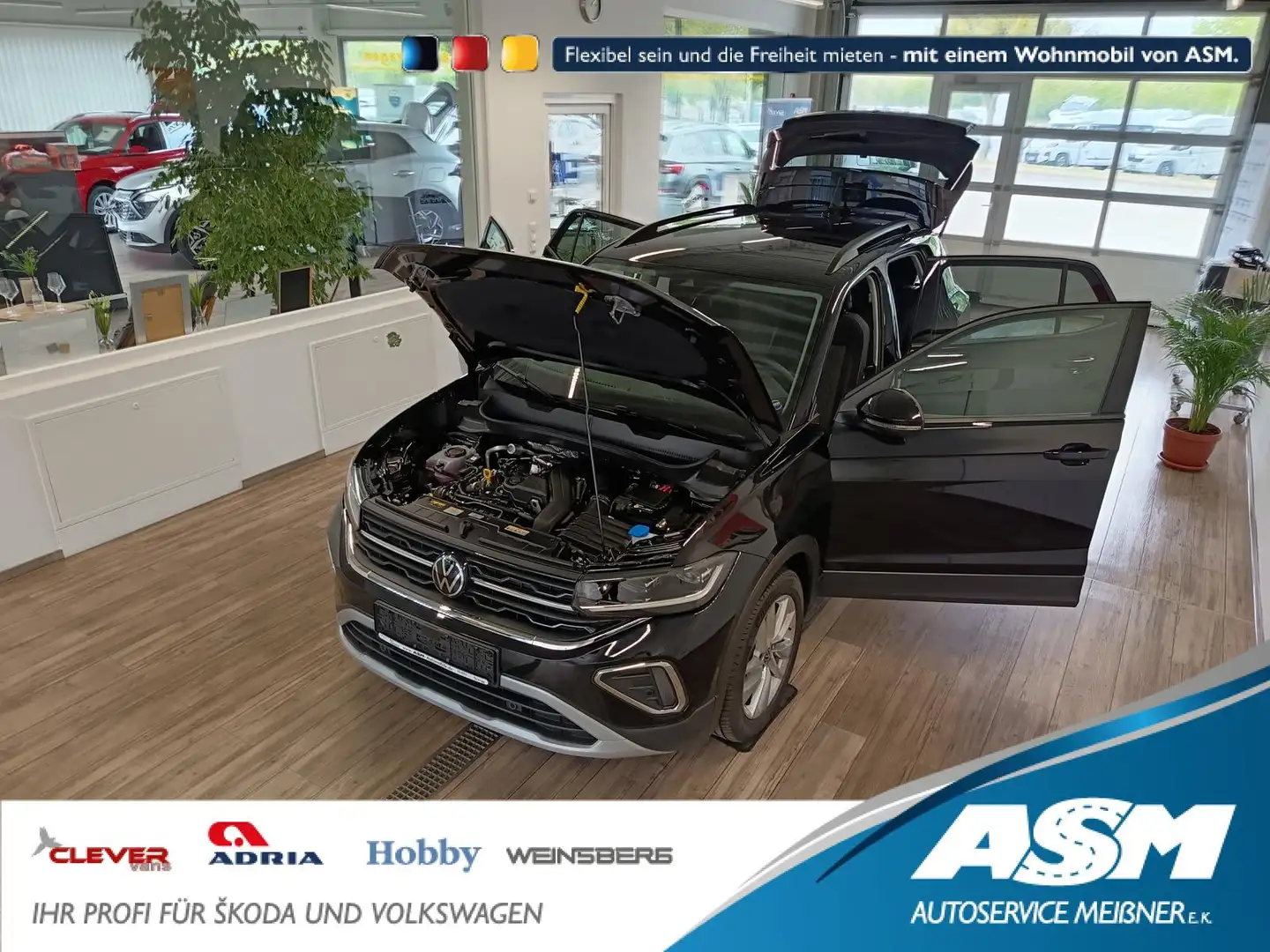 Volkswagen T-Cross Life 1.5 TSI DSG*AHK*MATRIX LED*ACC*SHZ* Schwarz - 1