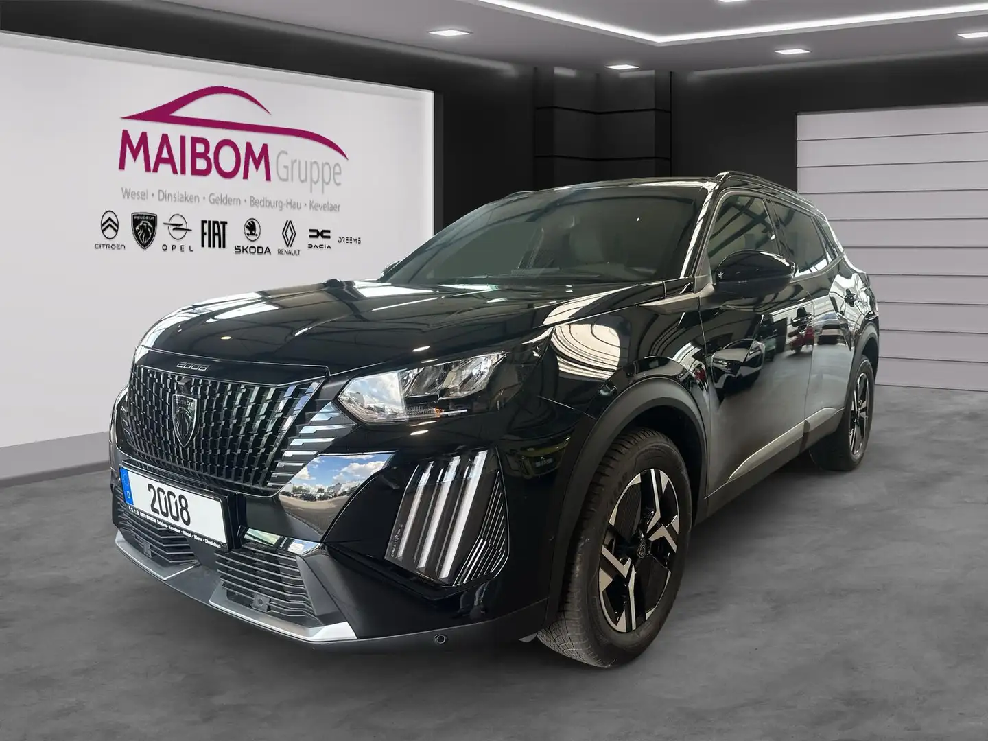 Peugeot 2008 Hybrid 145 e-DCS6 Allure Чорний - 1