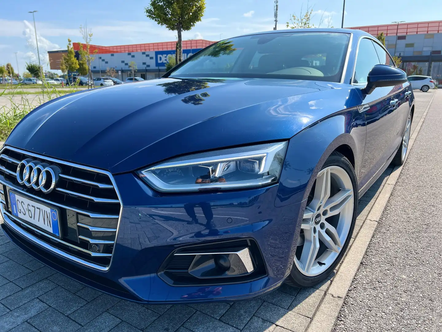 Audi A5 Sportback 2.0 TFSI g-tron (170 CV) 2018 - Full Blu/Azzurro - 1