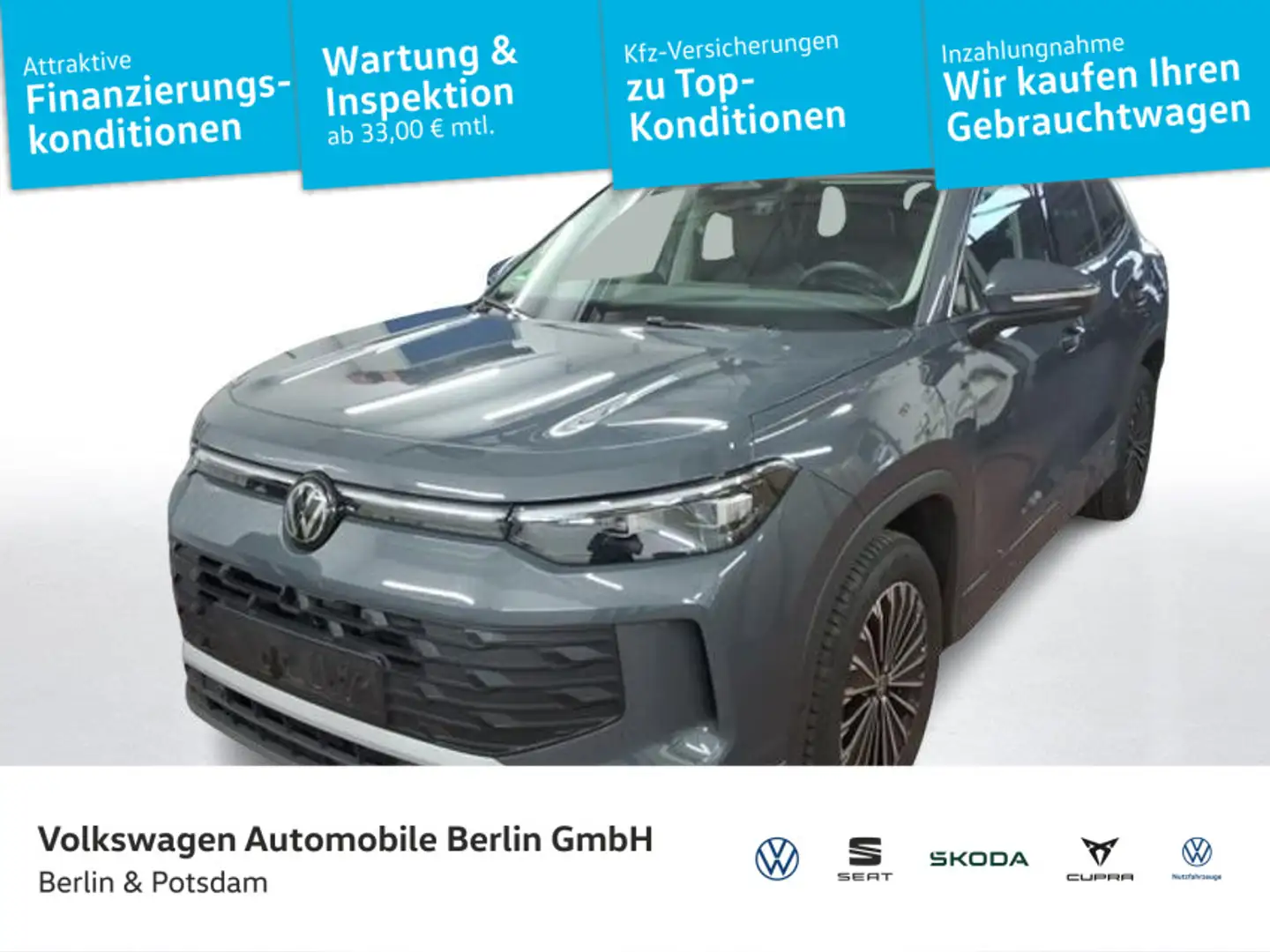 Volkswagen Tayron 2.0 TDI DSG Life 4M Navi R-Kam AHK 5J.G. Grau - 1