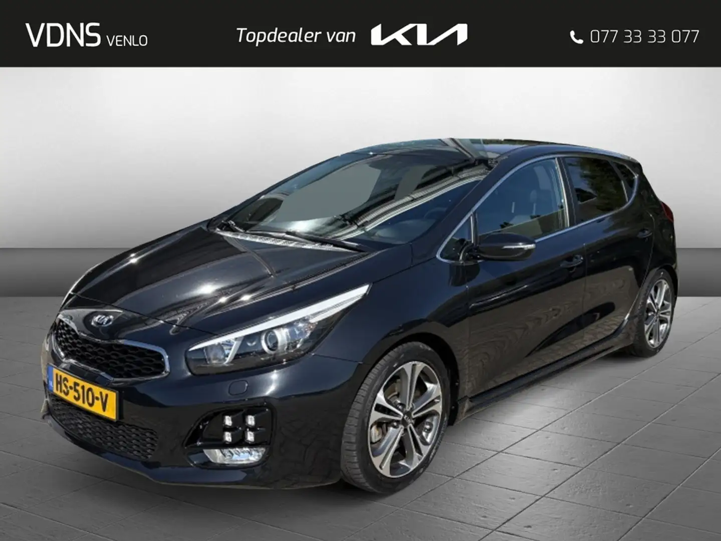 Kia Ceed / cee'd 1.0 T-GDi 120PK GT-Line NAVI + CAMERA Zwart - 1