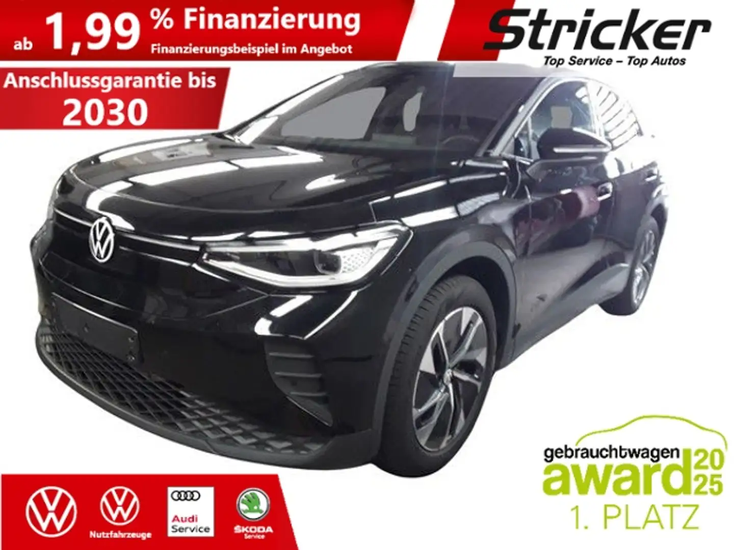 Volkswagen ID.4 Pure 125/52 295,-ohne Anzahlung H&K IQ.Light Wärm Schwarz - 2
