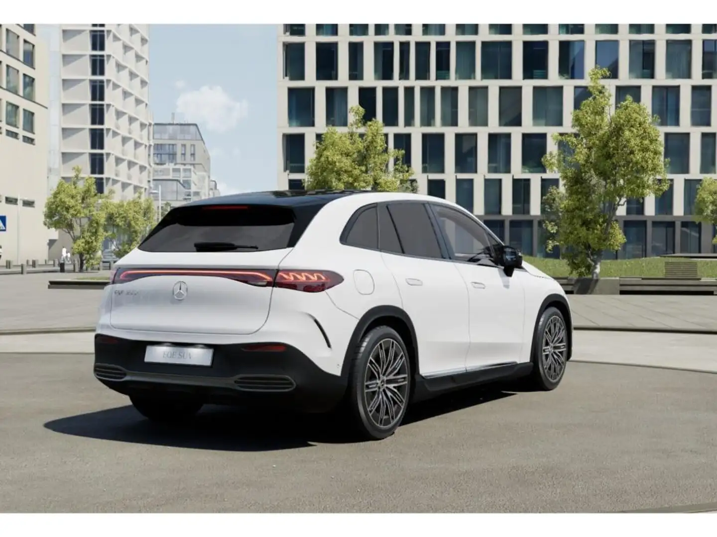 Mercedes-Benz EQE SUV EQE 350+ SUV AMG-Sport/Pano/Burm/HA-Lenkung/Airm Weiß - 2
