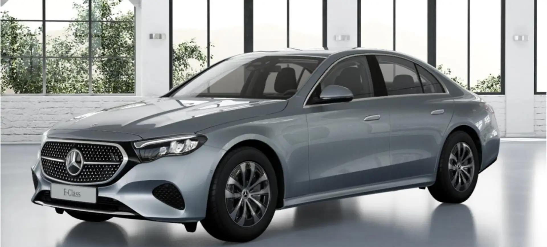 Mercedes-Benz E 200 d Limousine Silber - 1