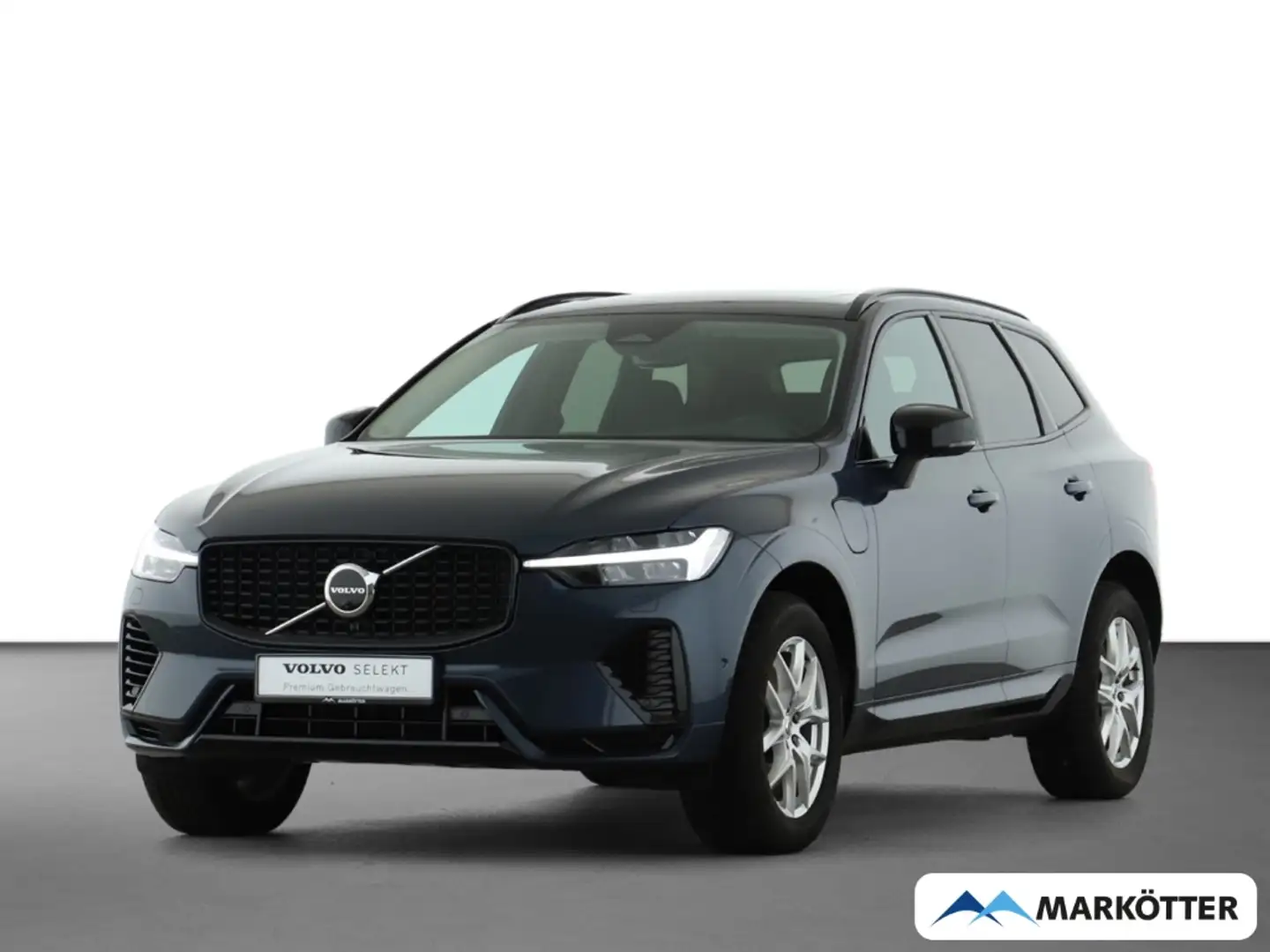 Volvo XC60 T6 AWD Plus Dark Plug-In Hybrid 360/HUD/ACC Blau - 1