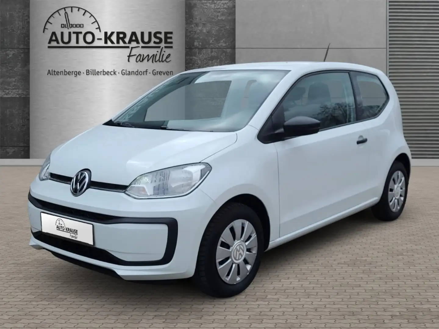 Volkswagen up! 1.0 take GA Klima teilb.Rücksb AUX eFH LED-Tagfahr Blanco - 1
