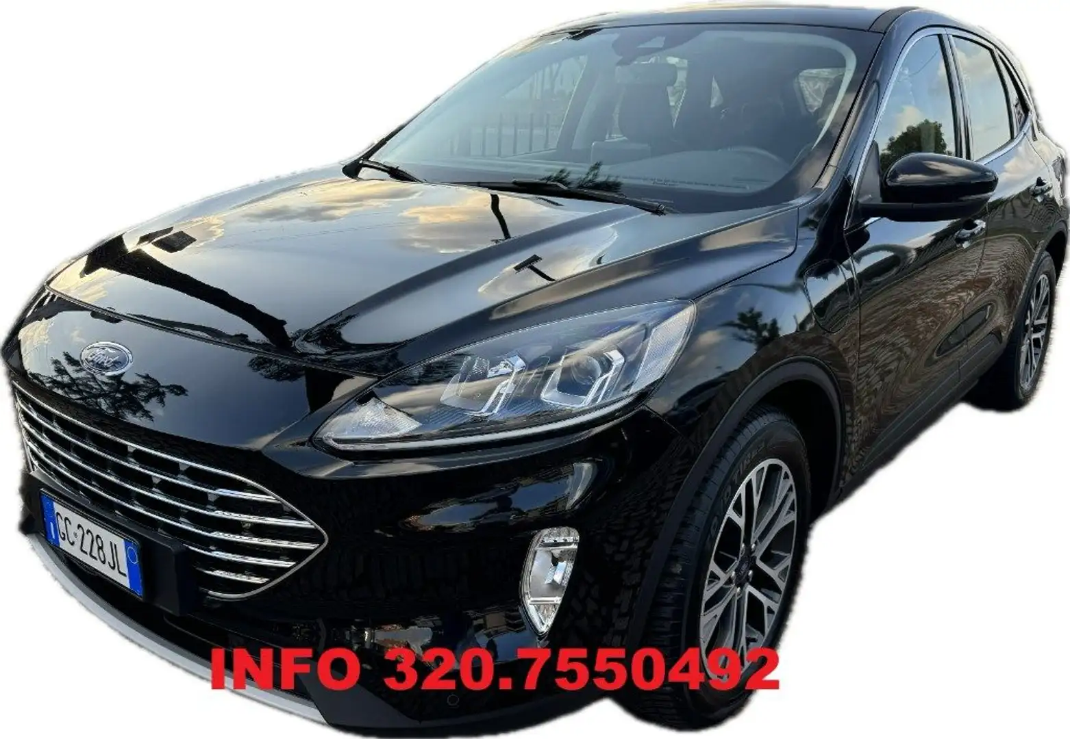 Ford Kuga 2.5 Plug In Hybrid 225 CV CVT 2WD Titanium KM CERT Negro - 1