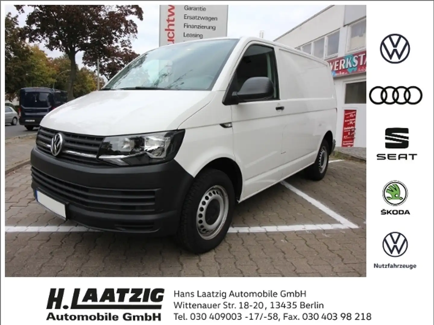 Volkswagen T6 Transporter Kasten 2.0 TDI SCR Klima AHK PDC Alb - 1