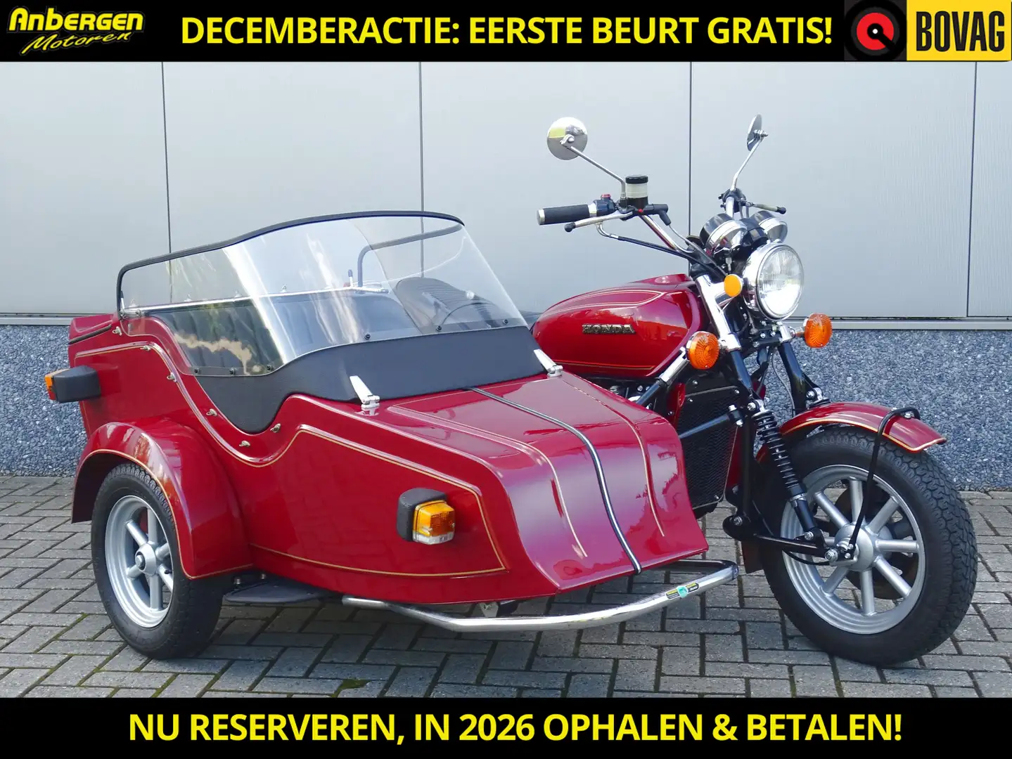 Honda GL 1000 GOLDWING ZIJSPAN Rood - 1