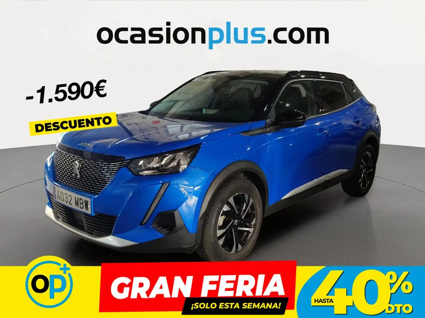 Peugeot 2008 1.2 PureTech S&S Allure Pack EAT8 130 Azul - 1