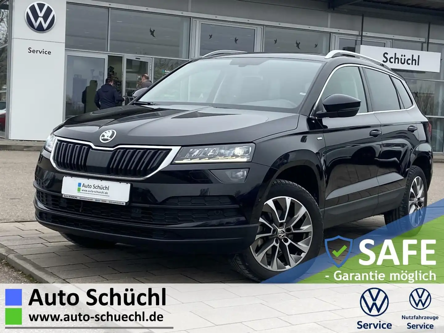 Skoda Karoq 1.5 TSI DSG Clever AHK+EL.HECK+PANO+NAVI+L Schwarz - 1