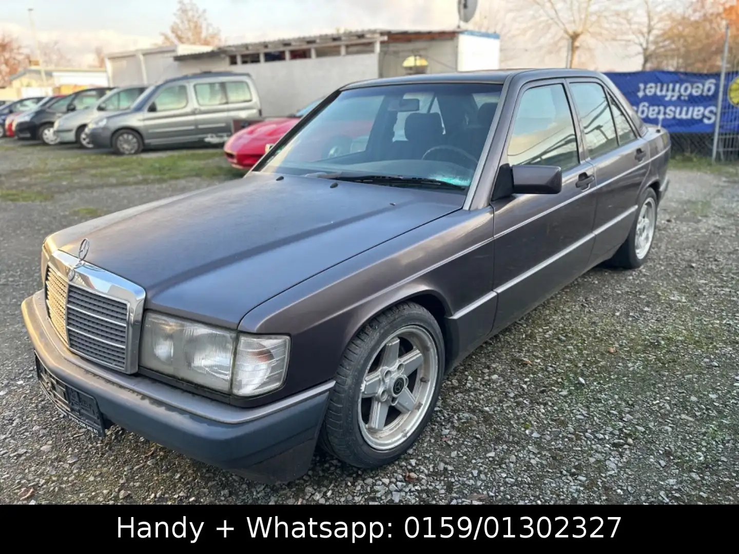 Mercedes-Benz 190 E 2.0 -orig. 88tkm -2.Hand -H Zulassung -SD Azul - 1