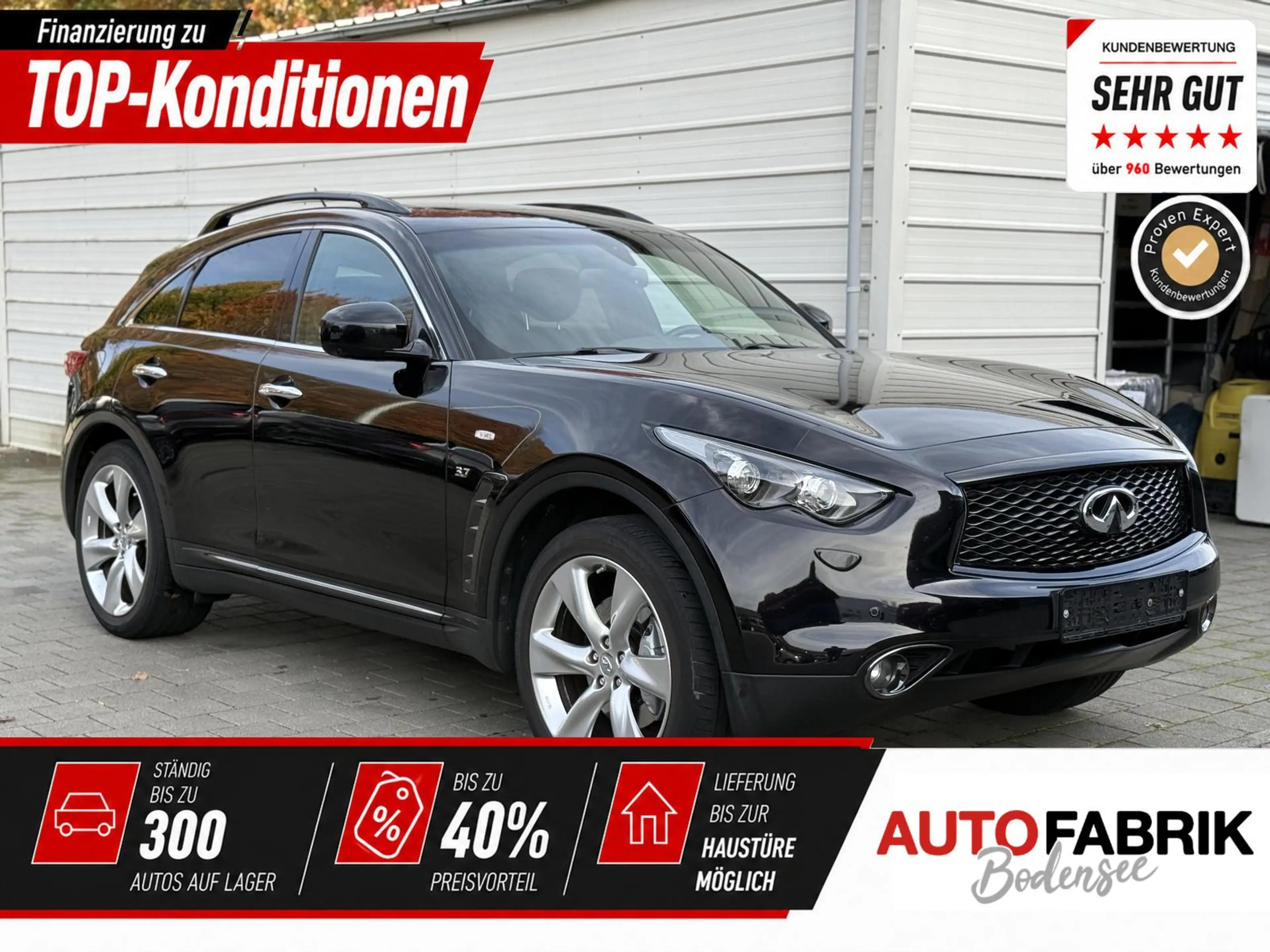 Infiniti QX70 3.7 V6 Navi*SHZ*AHK