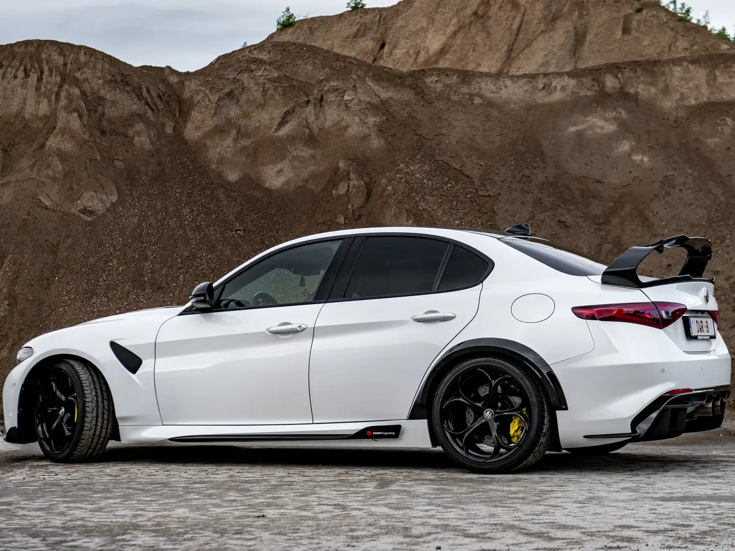 Alfa Romeo Giulia Giulia 2.9 V6 Quadrifoglio GTA-M kit Blanc - 2