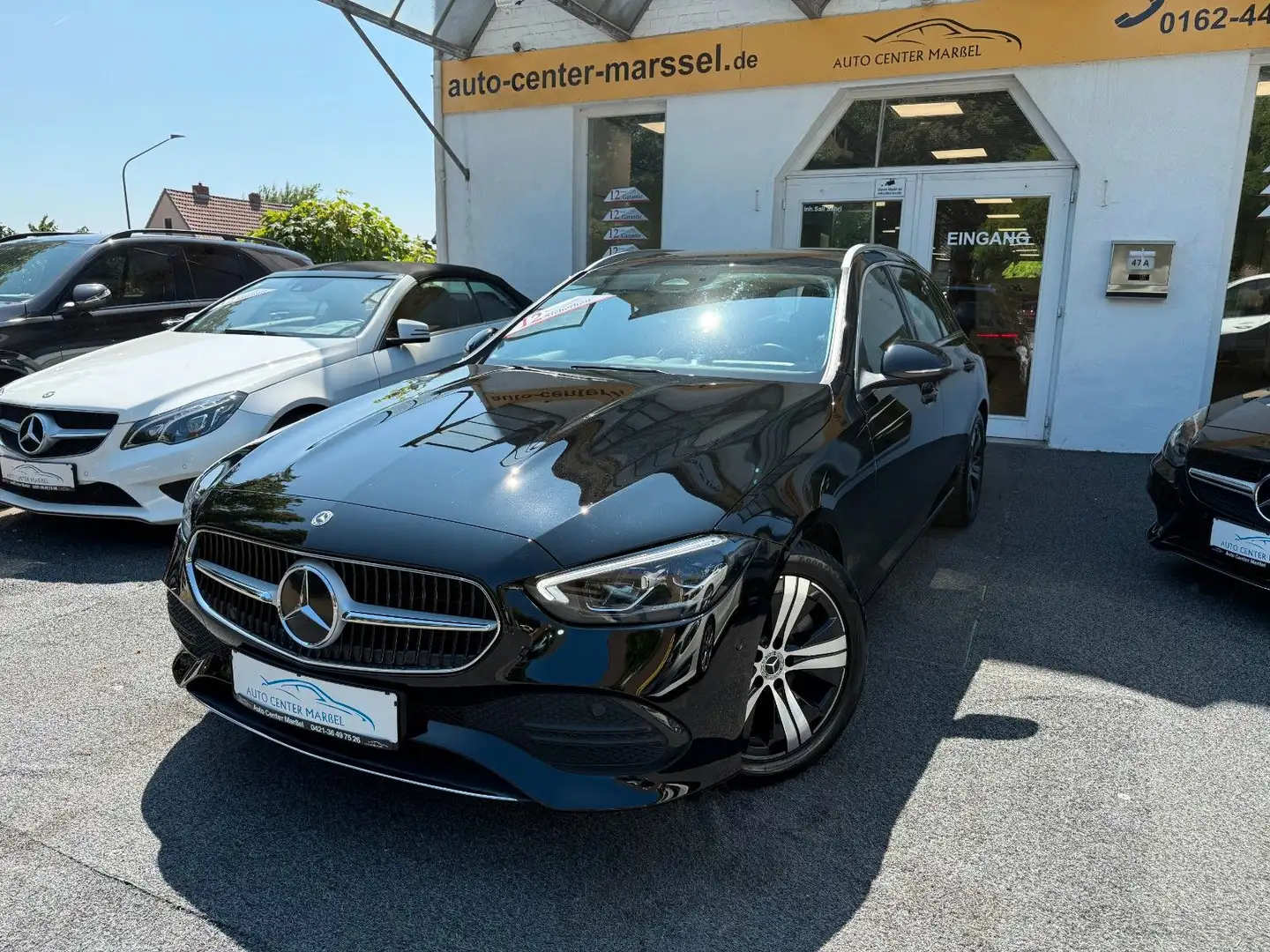 Mercedes-Benz C 220 d KAMERA/SPURHALTE/TOTWINKEL/AMBIENTE/OLED Noir - 1