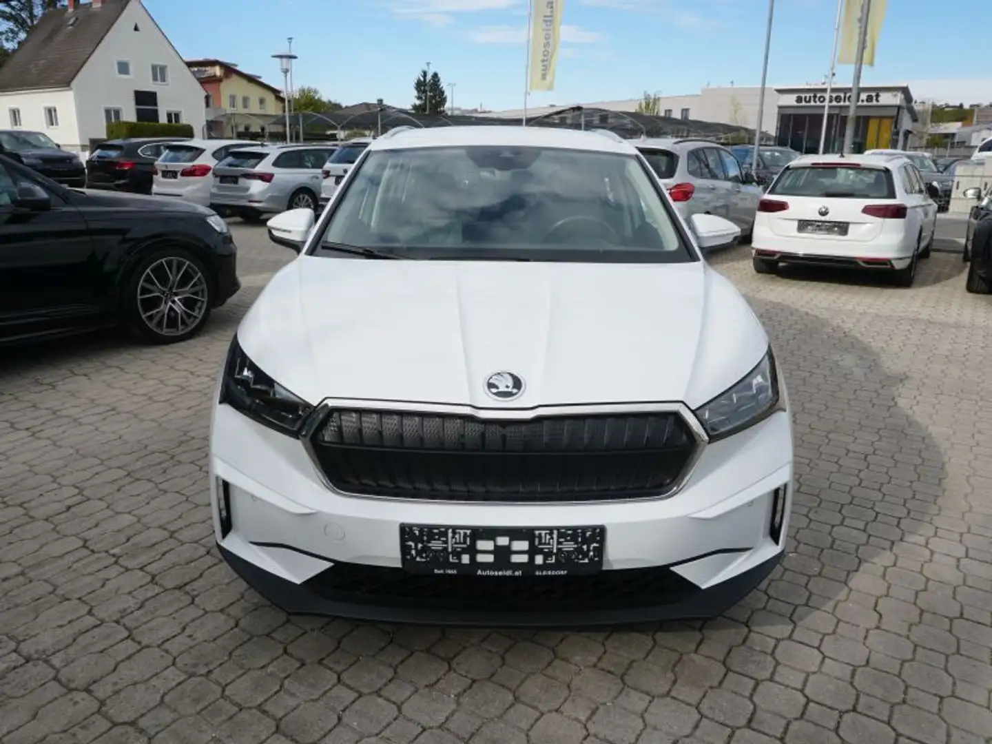 Skoda Enyaq 80x *ALLRAD+AHV+NAVI* Weiß - 2