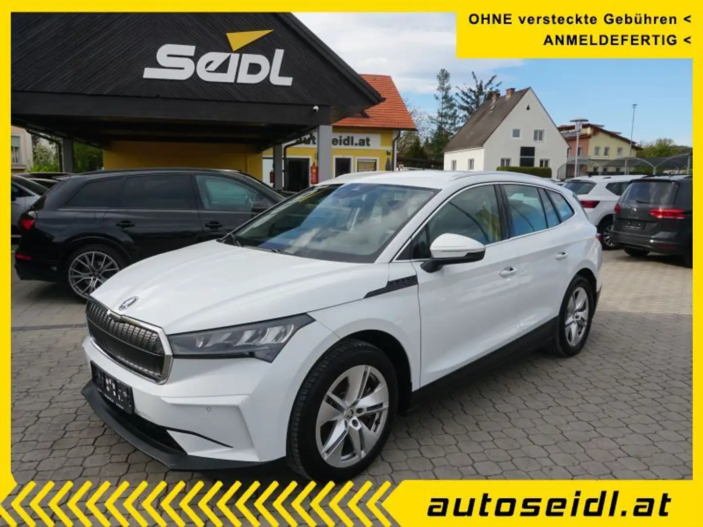 Skoda Enyaq 80x *ALLRAD+AHV+NAVI* Weiß - 1