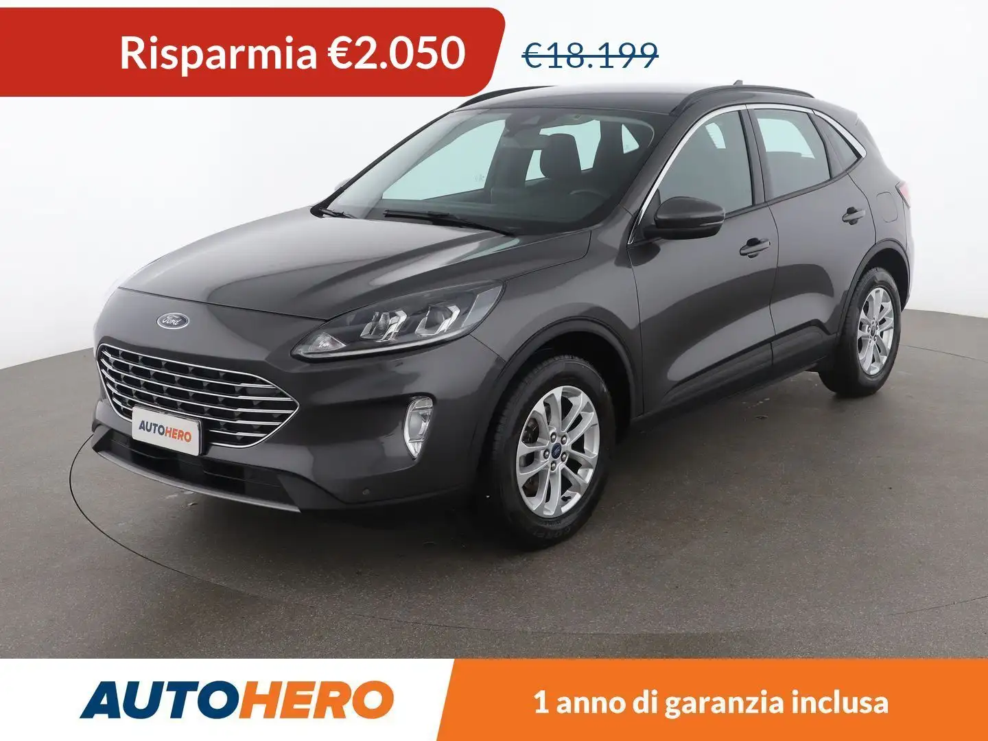 Ford Kuga 1.5 TDCi EcoBlue Titanium 120 CV aut Gris - 1