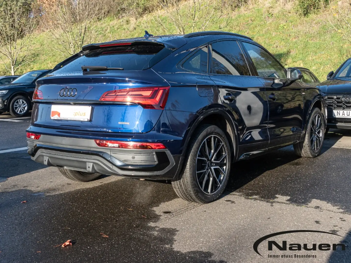 Audi Q5 Sportback 50 TFSIe q S-line *AHK*LEDER*MATRIX*LEDE Bleu - 2