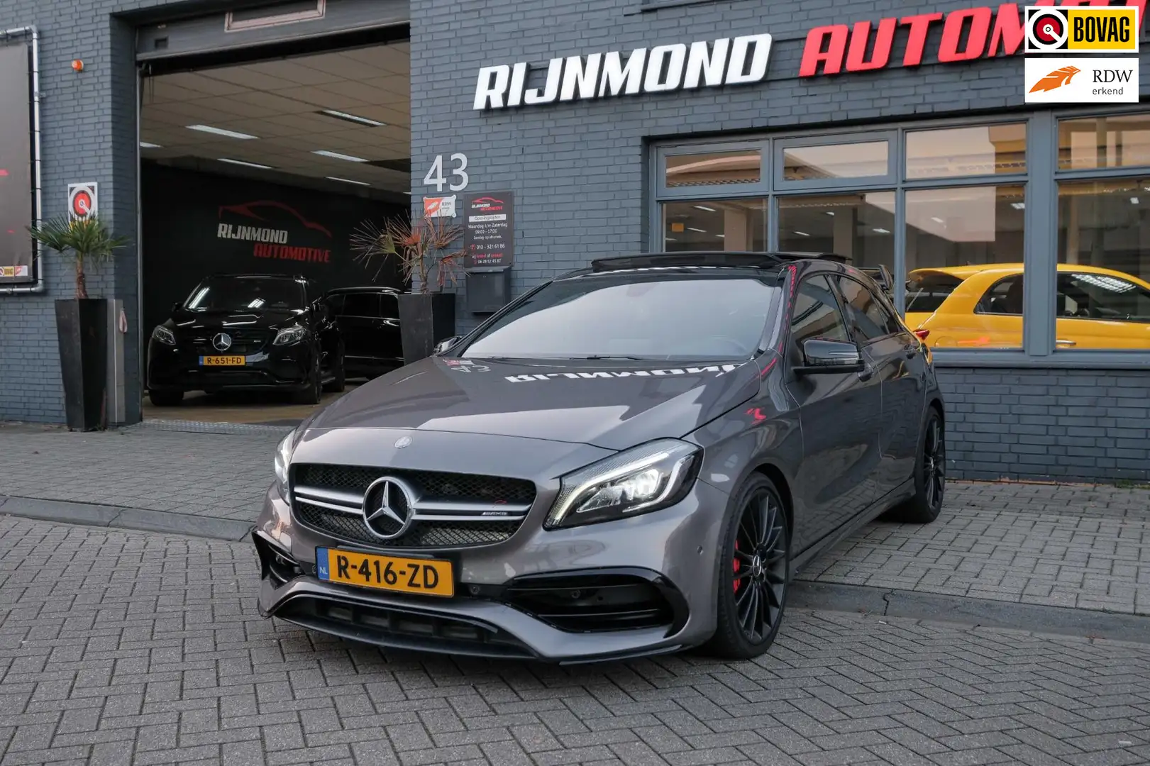 Mercedes-Benz A 45 AMG 4MATIC | Pano|Facelift|381PK | Navi |Grote Scherm| Šedá - 1
