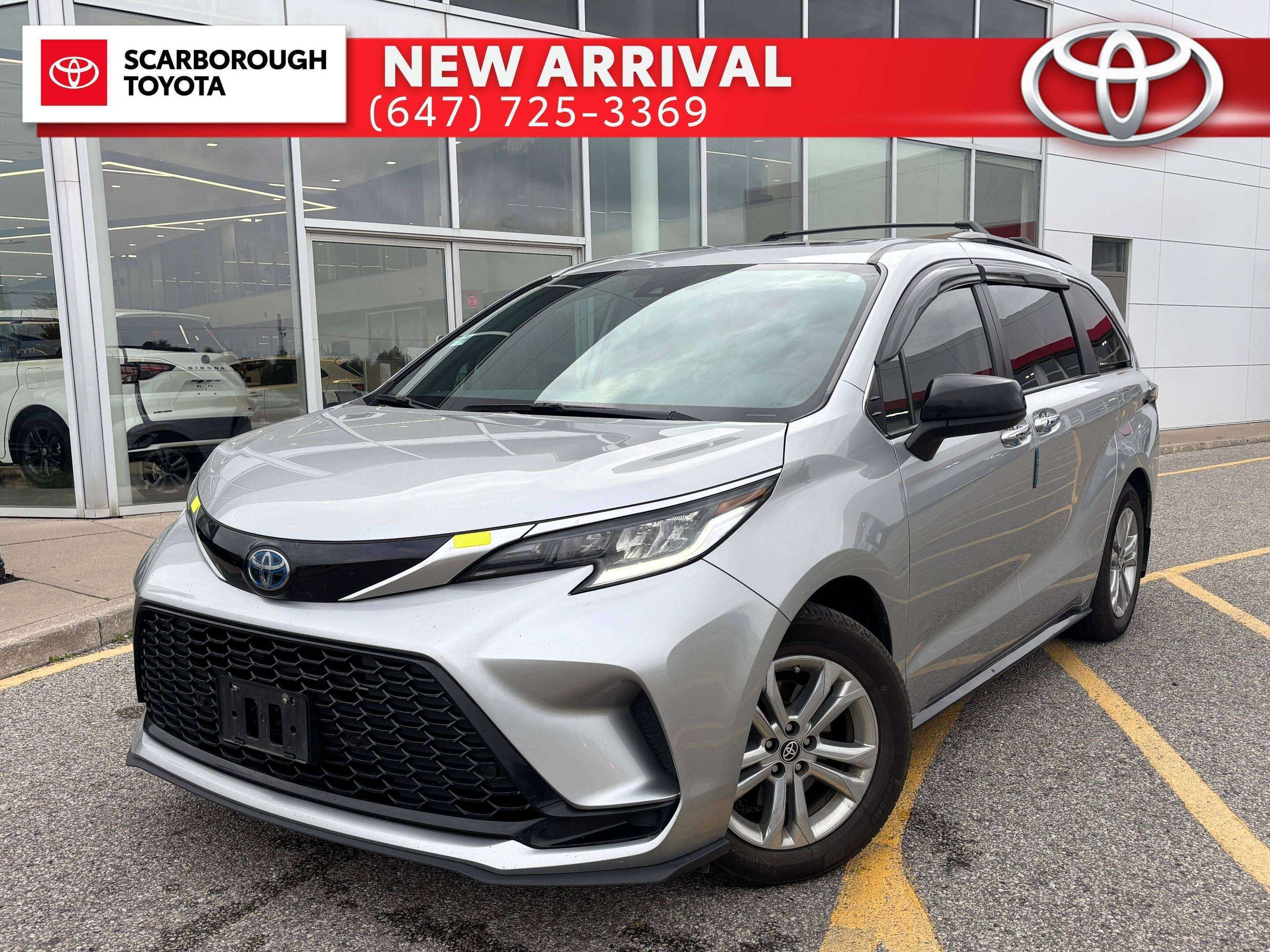 Silver 2023 Toyota Sienna Minivan All-Wheel Drive Automatic
