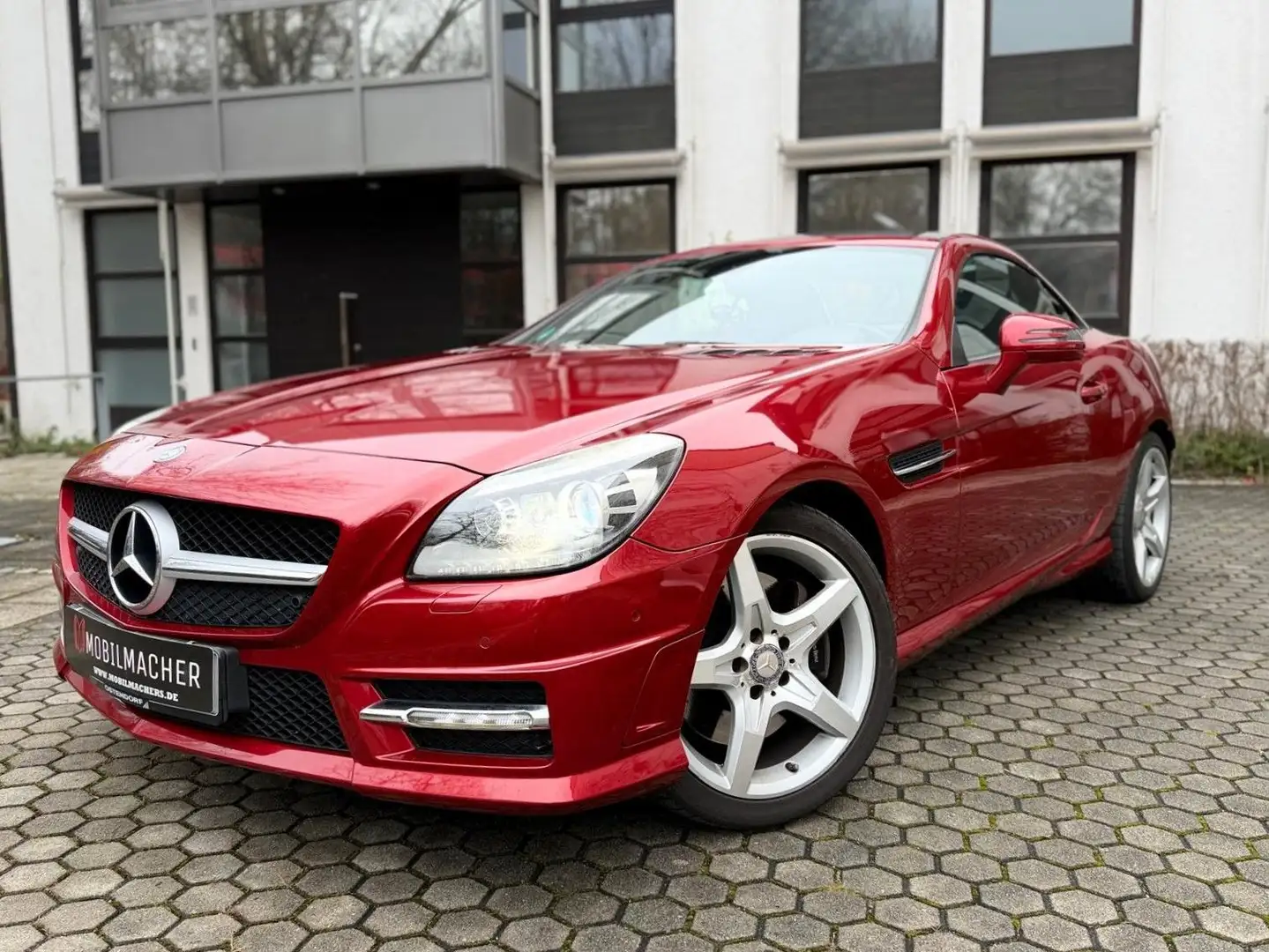 Mercedes-Benz SLK 200 BlueEf. Roadster AMG Line*Temp*H&K S.Sys Rot - 1