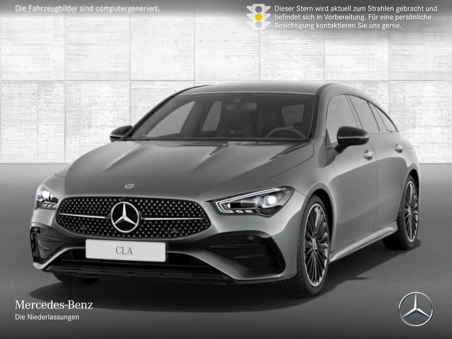 Mercedes-Benz CLA 250 4M AMG+NIGHT+MULTIBEAM+STHZG+BURMESTER+8G Grau - 2