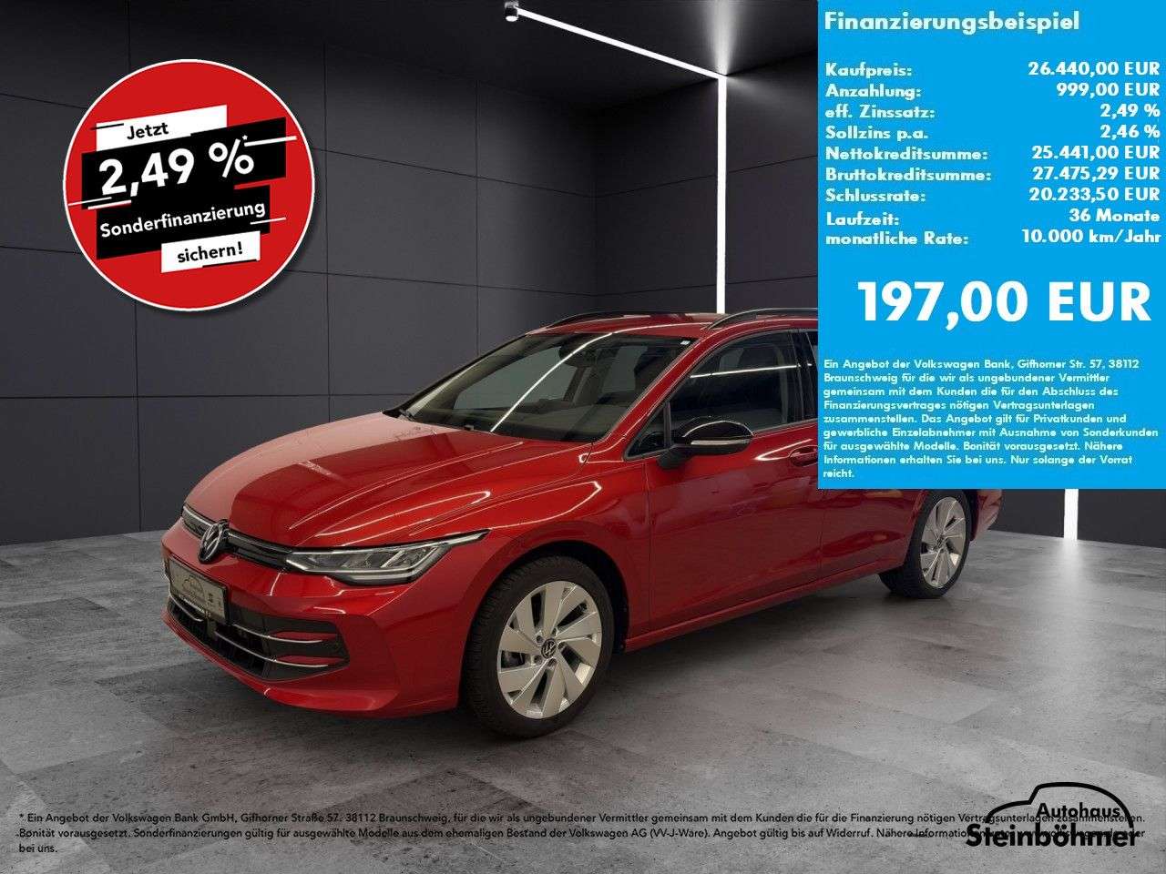 Volkswagen Golf Variant 2025 — Goal 1.5eTSI DSG LED NAV AHK ACC Navi