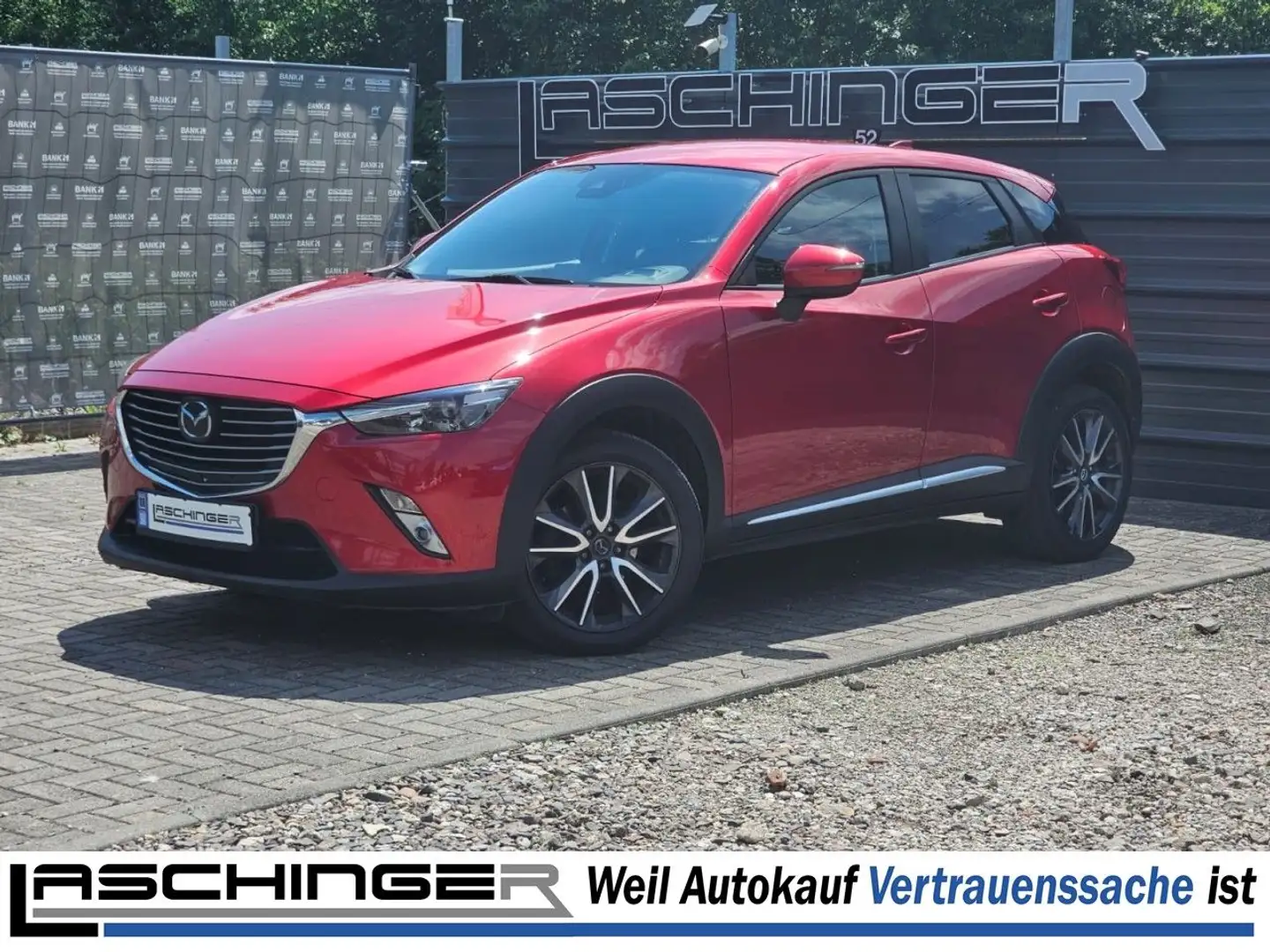Mazda CX-3 Sports-Line AWD 2.0 LED LEDER KAM ACC HUD Rood - 1