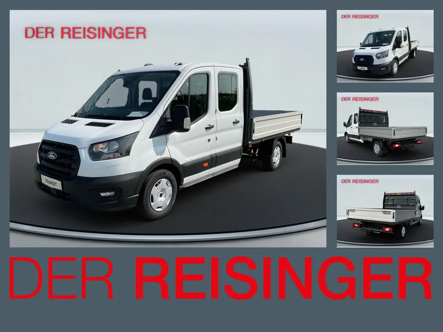 Ford Transit Pritsche DK L3 350 Trend Weiß - 1