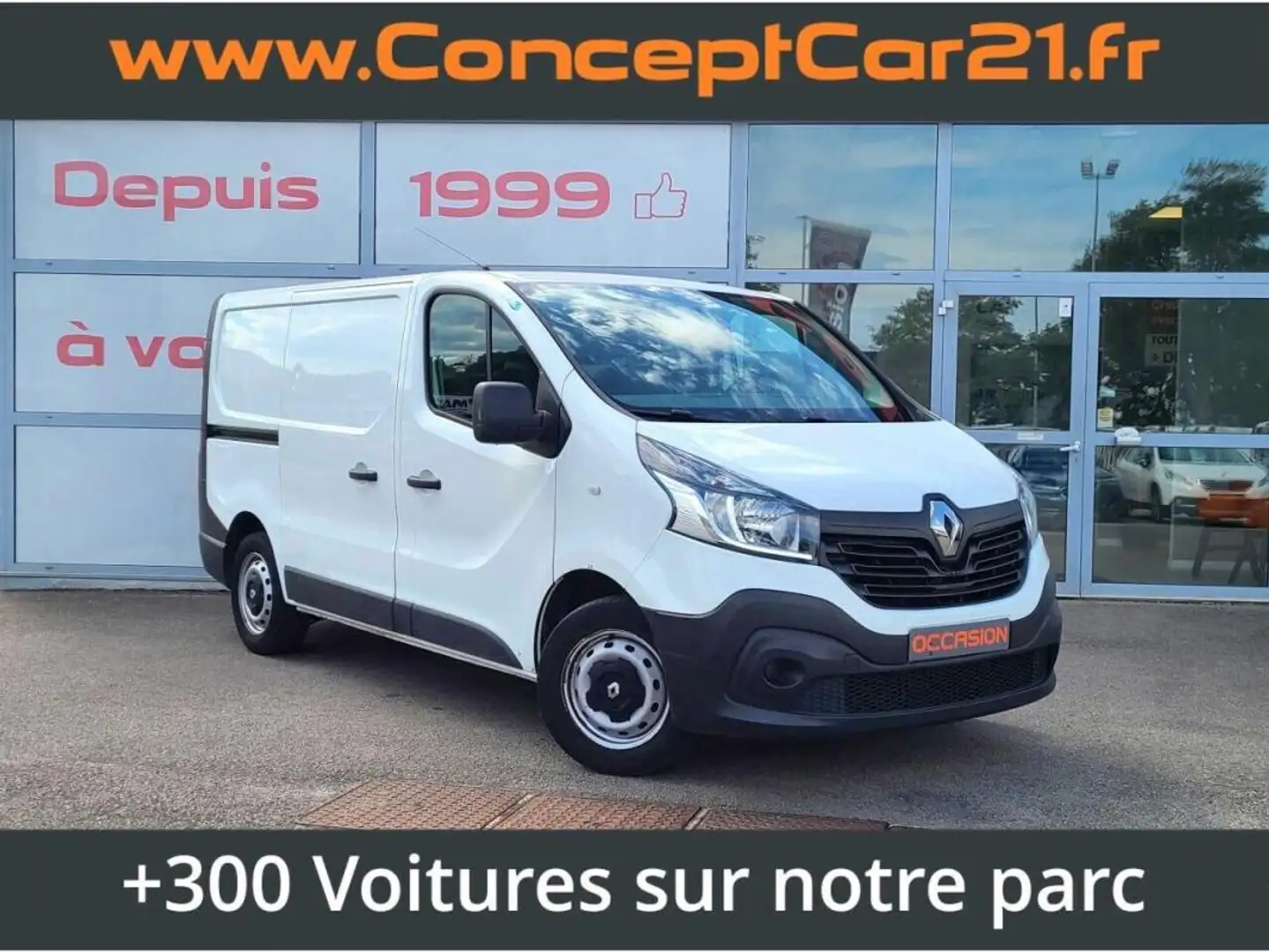 Renault Trafic 1.6 dCi 95cv Fourgon Confort L1H1 TVA RECUPERABLE Blanc - 1