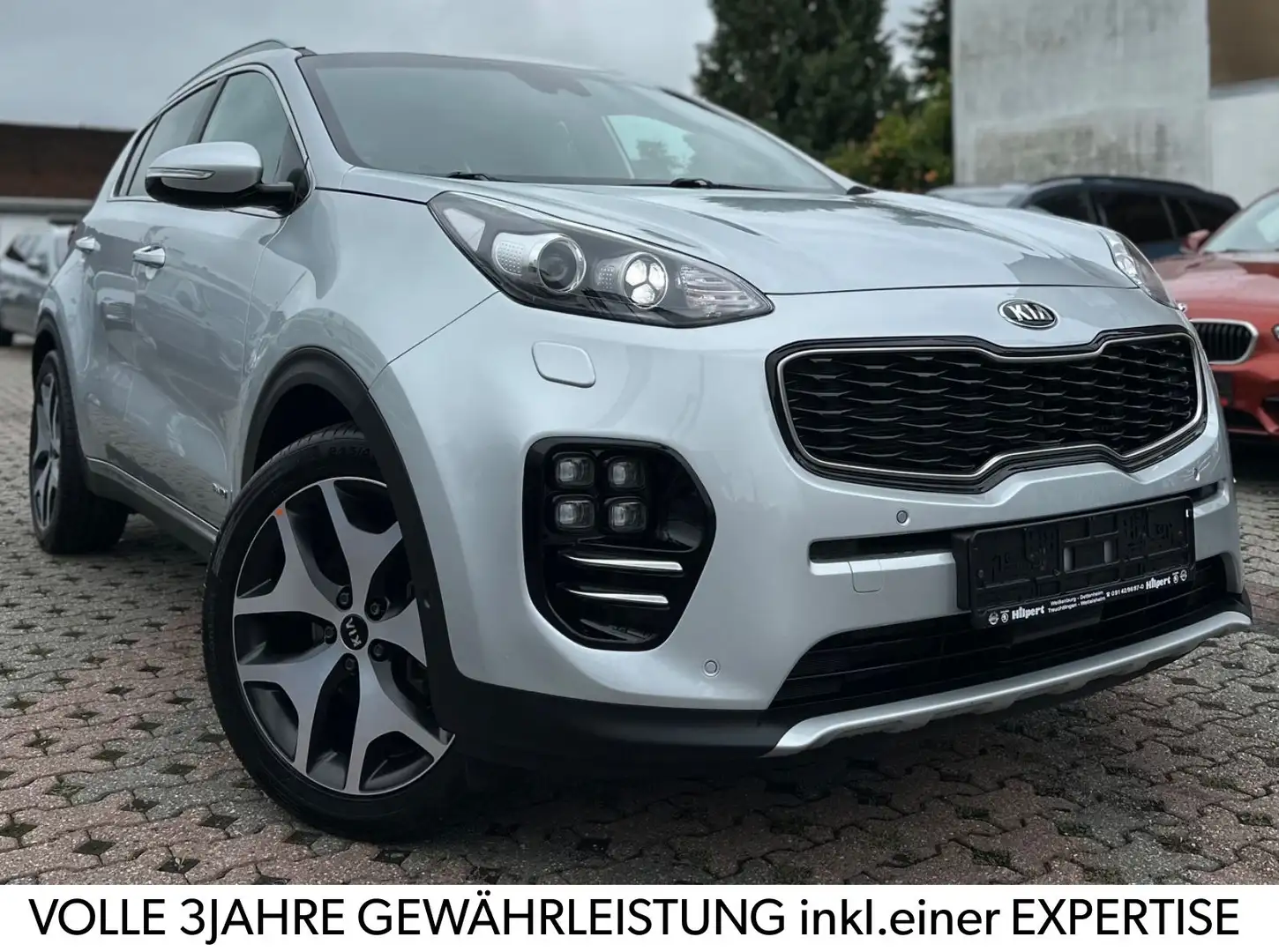 Kia Sportage SPORTAGE*GT-Line*LDR-BI XENON-AHK-KAMERA-1HD-ACC Silber - 1