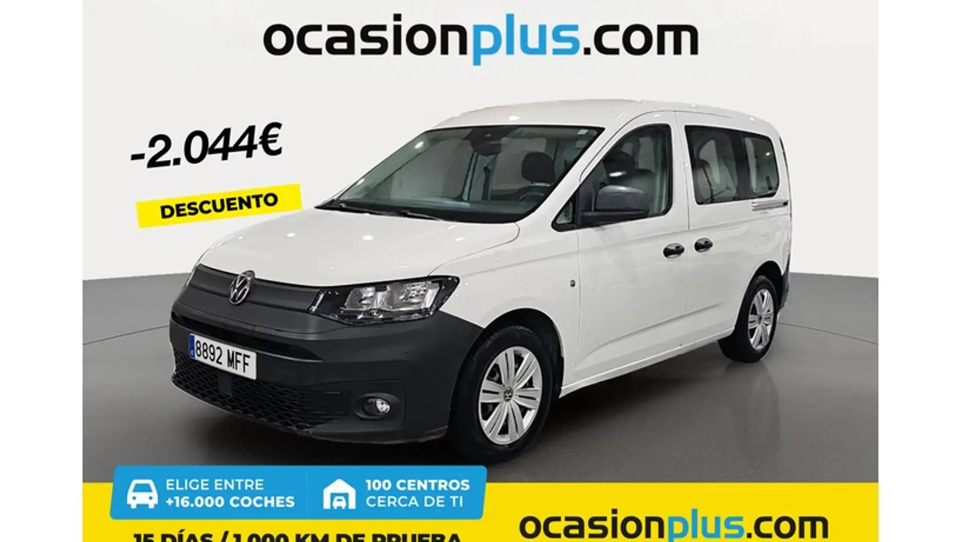 Volkswagen Caddy 2.0TDI Kombi 75kW Weiß - 1