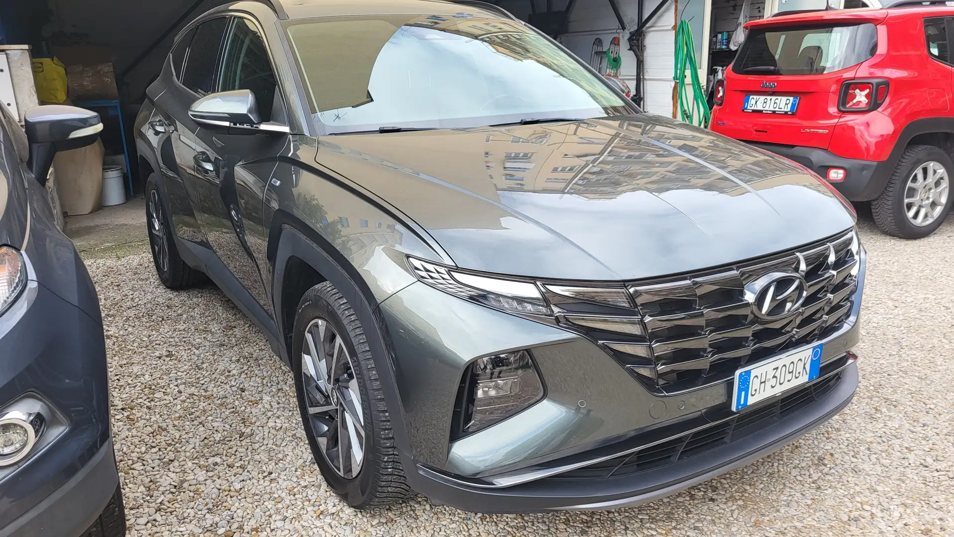 Hyundai TUCSON Tucson III 2021 1.6 t-gdi 48V Xline Gris - 1