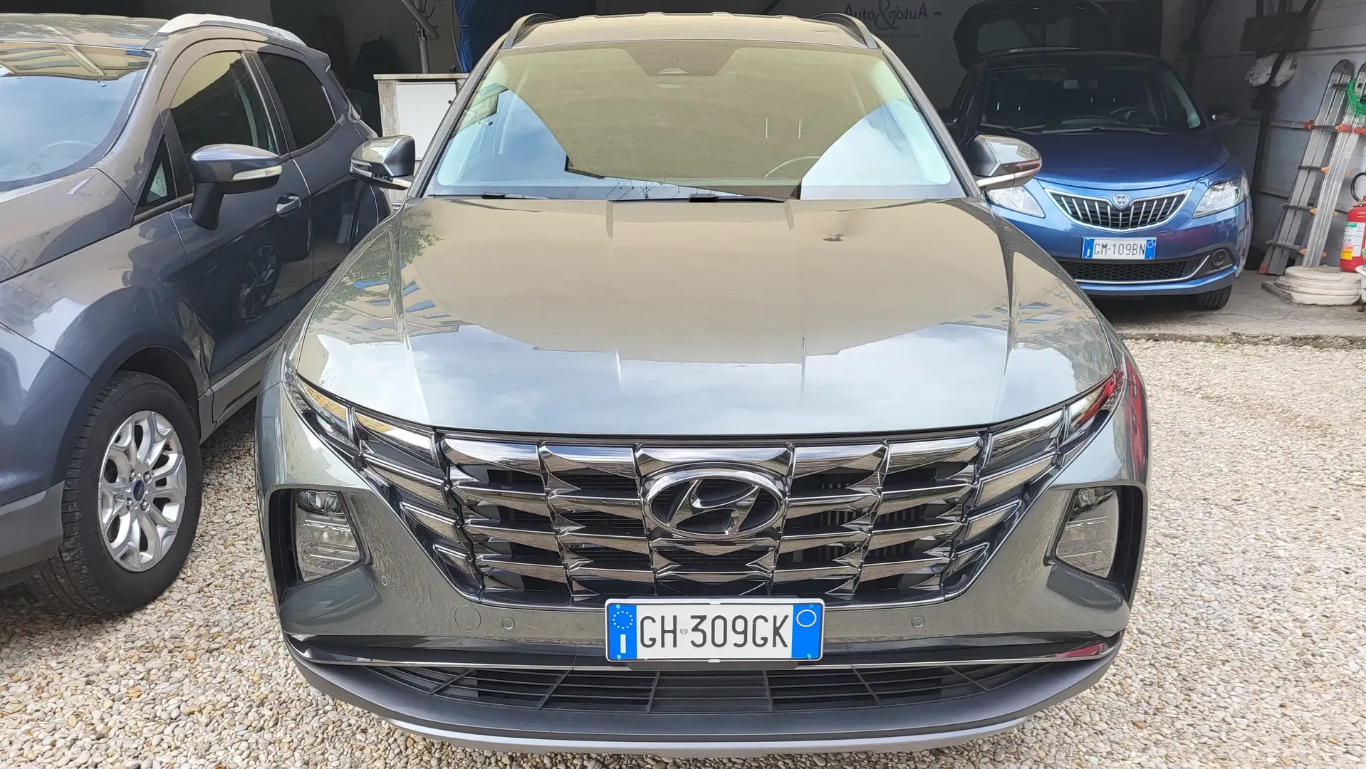 Hyundai TUCSON Tucson III 2021 1.6 t-gdi 48V Xline Gris - 2