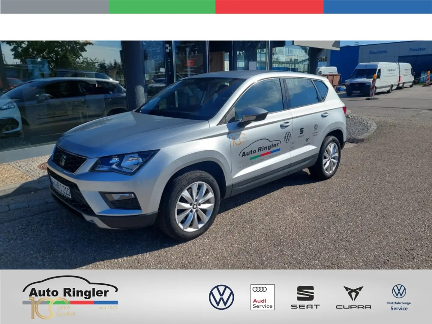 SEAT Ateca 2.0 TDI Style DSG+NAVI+BEATS Silber - 1