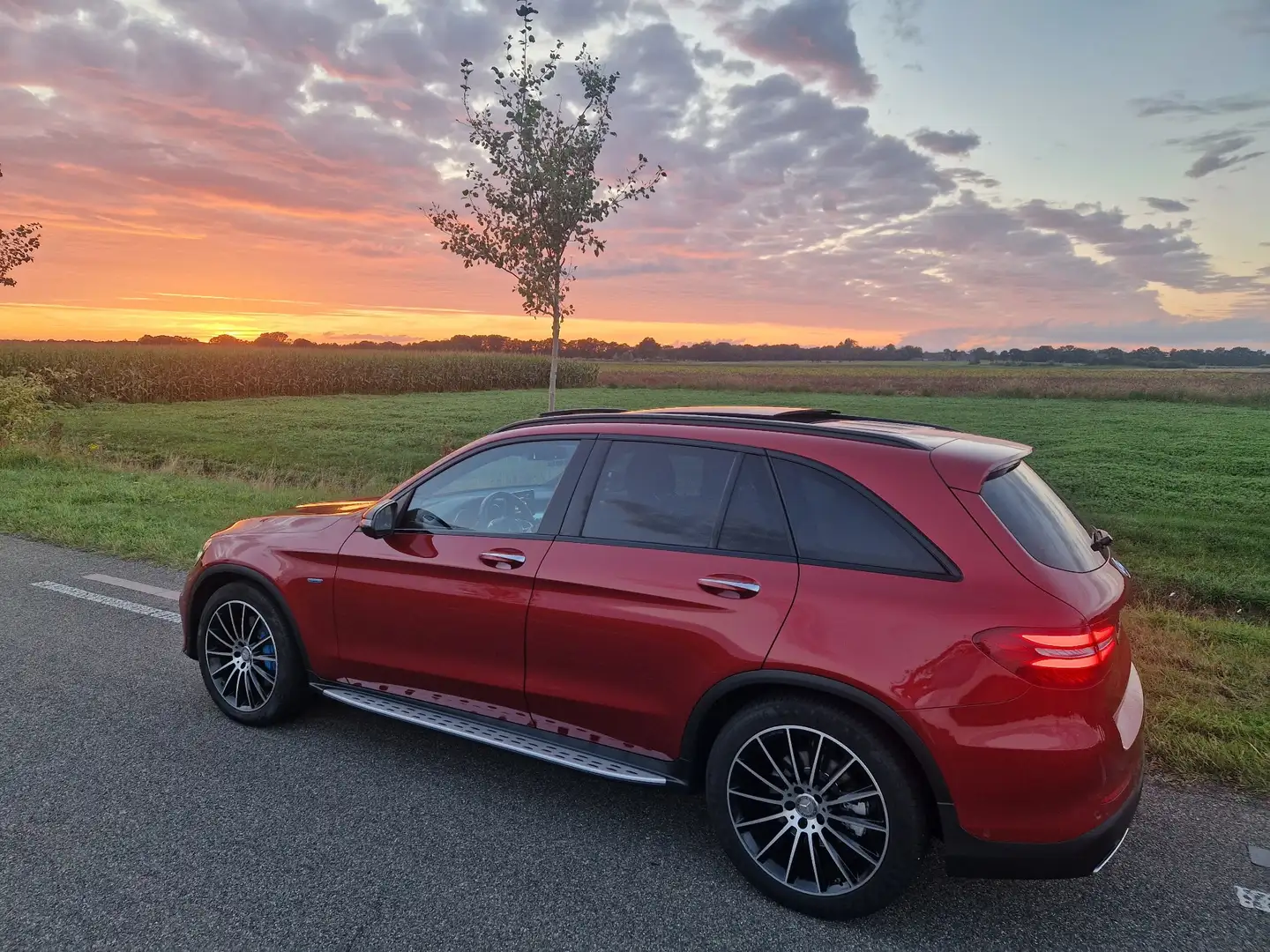 Mercedes-Benz GLC 350 350e 4M Business Sol.AMG Roşu - 2