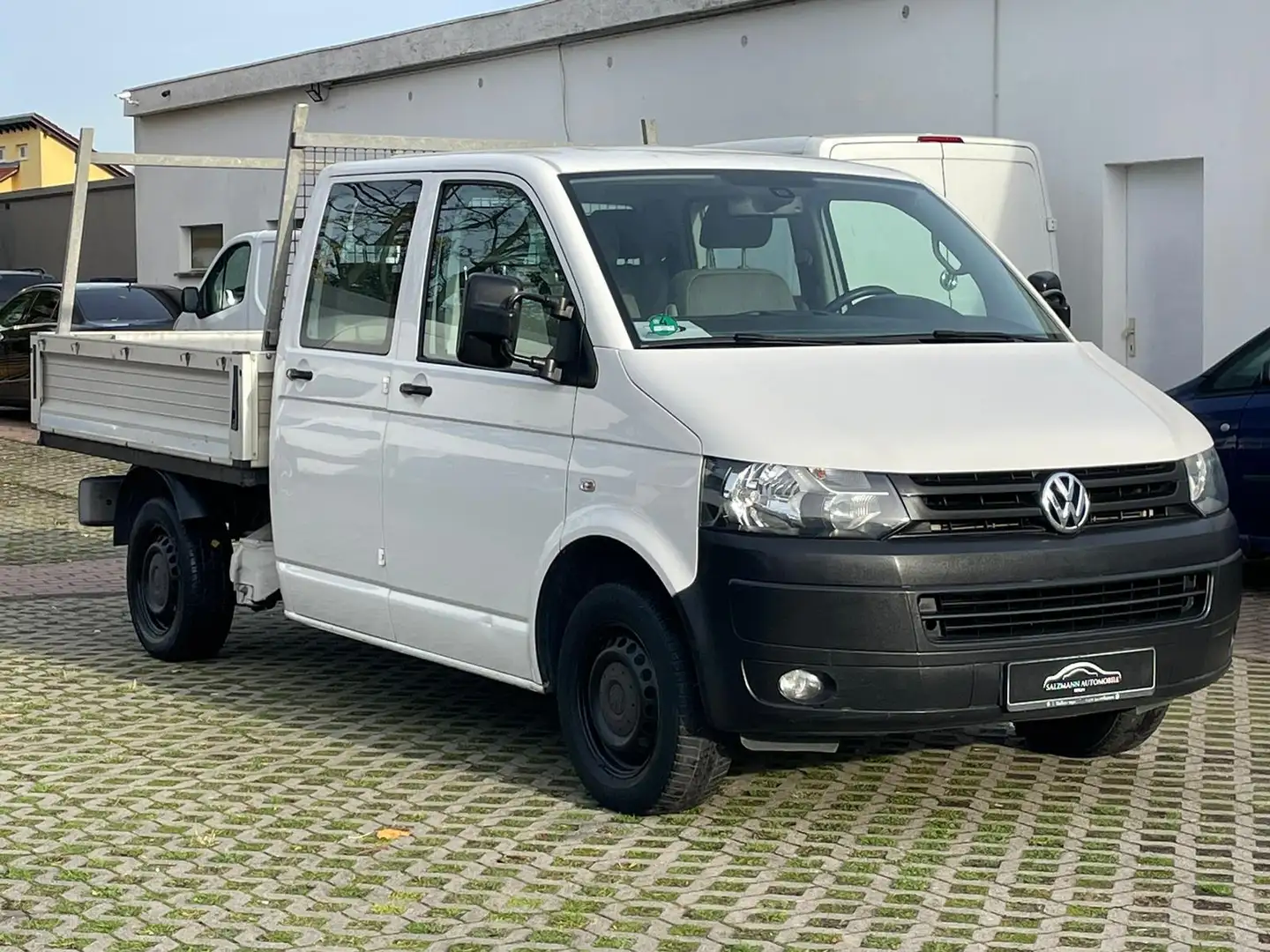 Volkswagen T5 2.0 TDI//Pritsche//KLIMA//Temp//AHK//TOP Blanc - 1