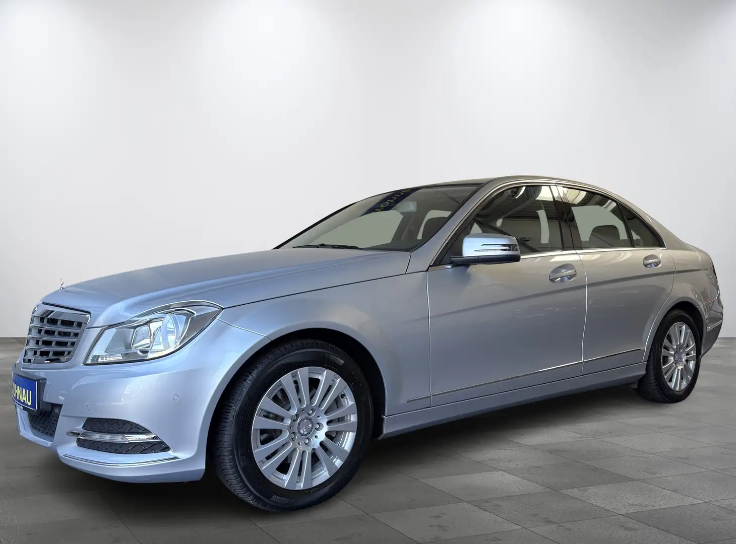 Mercedes-Benz C 220 CDI Aut. AHK Einparkhilfe Navi Tempomat Sitzh. Silber - 1