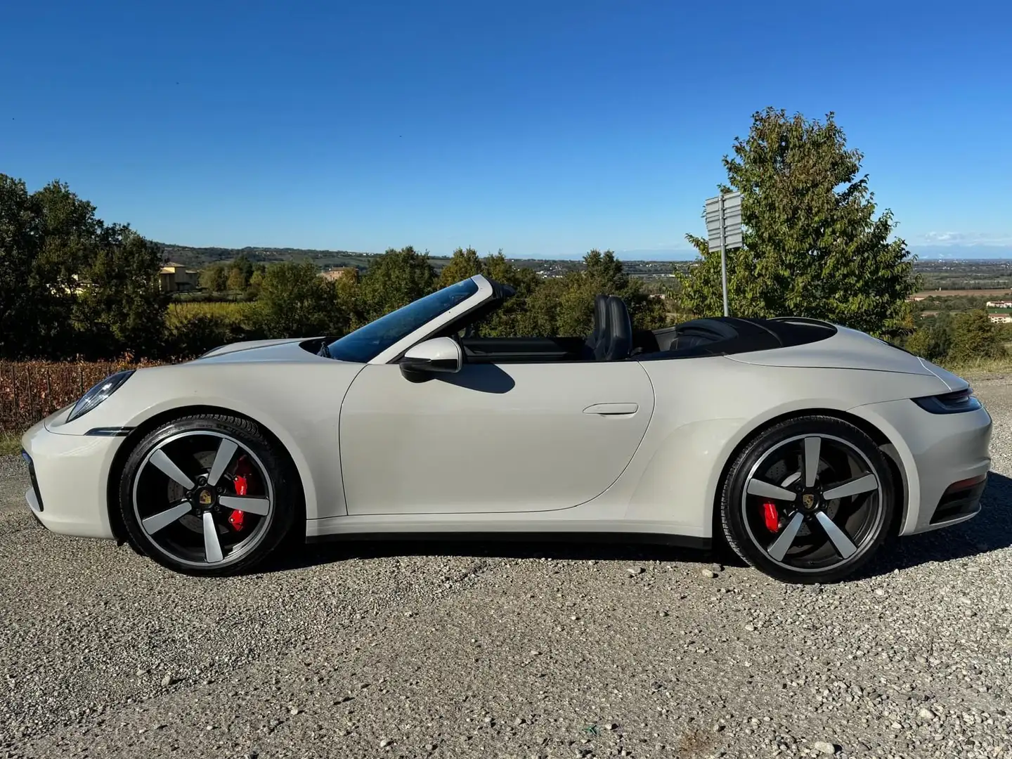 Porsche 911 Carrera 992 Cabrio 3.0 S  GESSO/CHRONO Grijs - 2