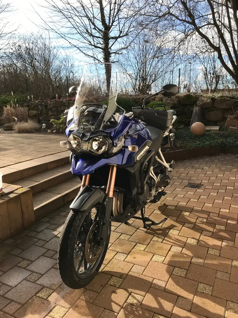 Triumph Tiger Explorer Bleu - 1